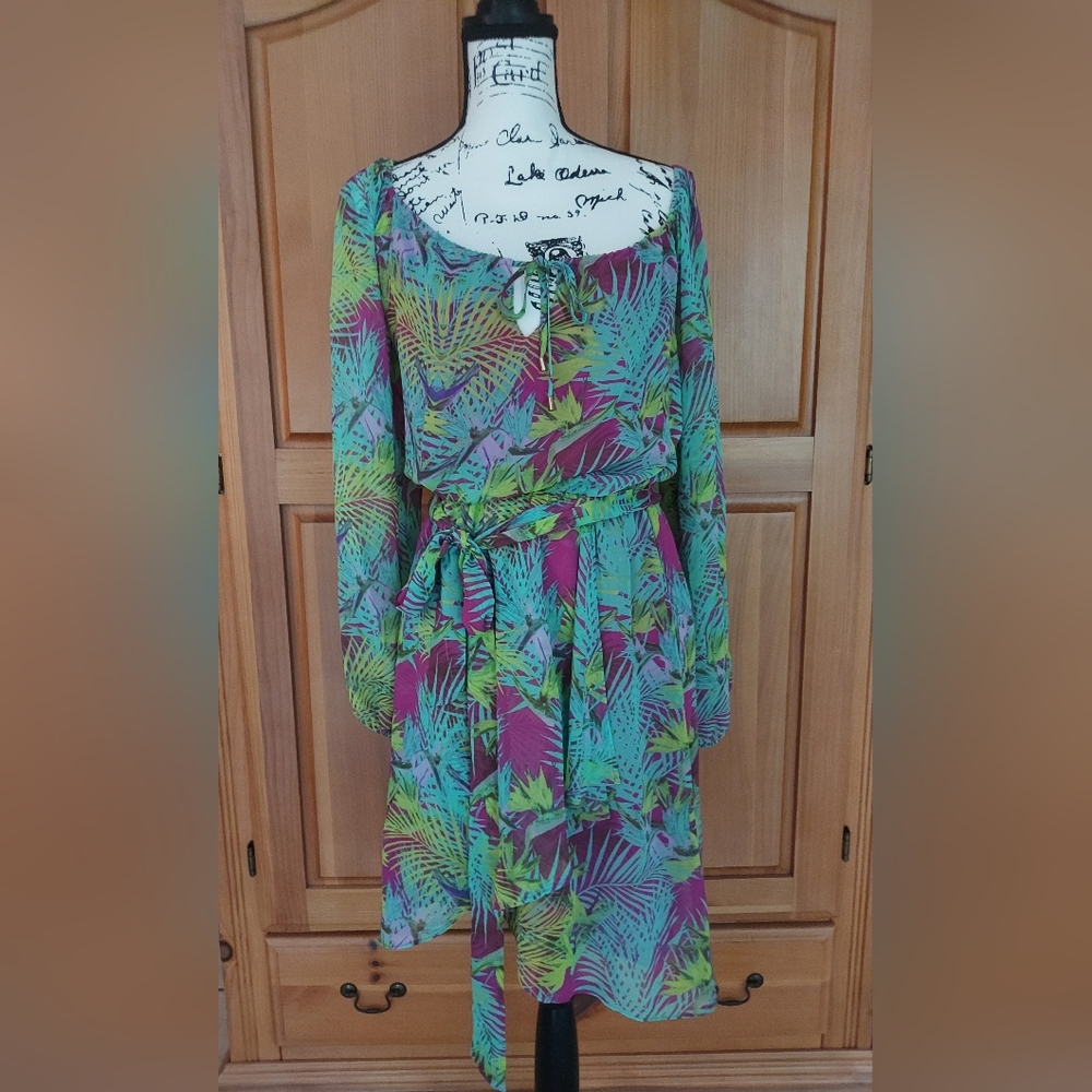 Jennifer Lopez Tropical Dress